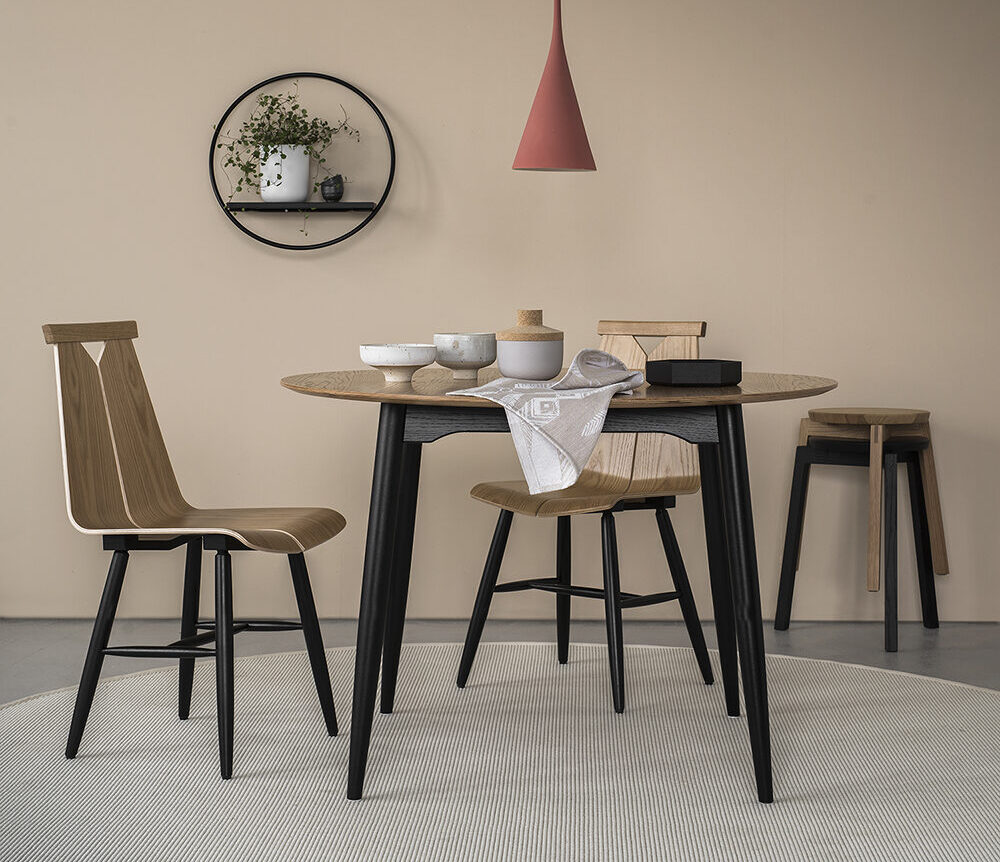 Rund matta placering i inredning